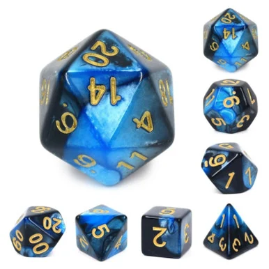 Foam Brain Games 2165 Thunderstorm RPG Dice Set - FoamBrain