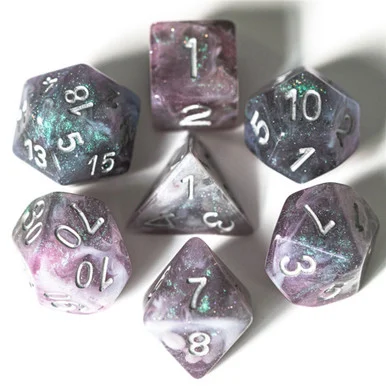Foam Brain Games 1109 Aurora Borealis RPG Dice Set - FoamBrain