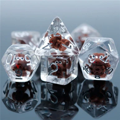 Foam Brain Games 1017 Fluffy Puppy RPG Dice Set - FoamBrain
