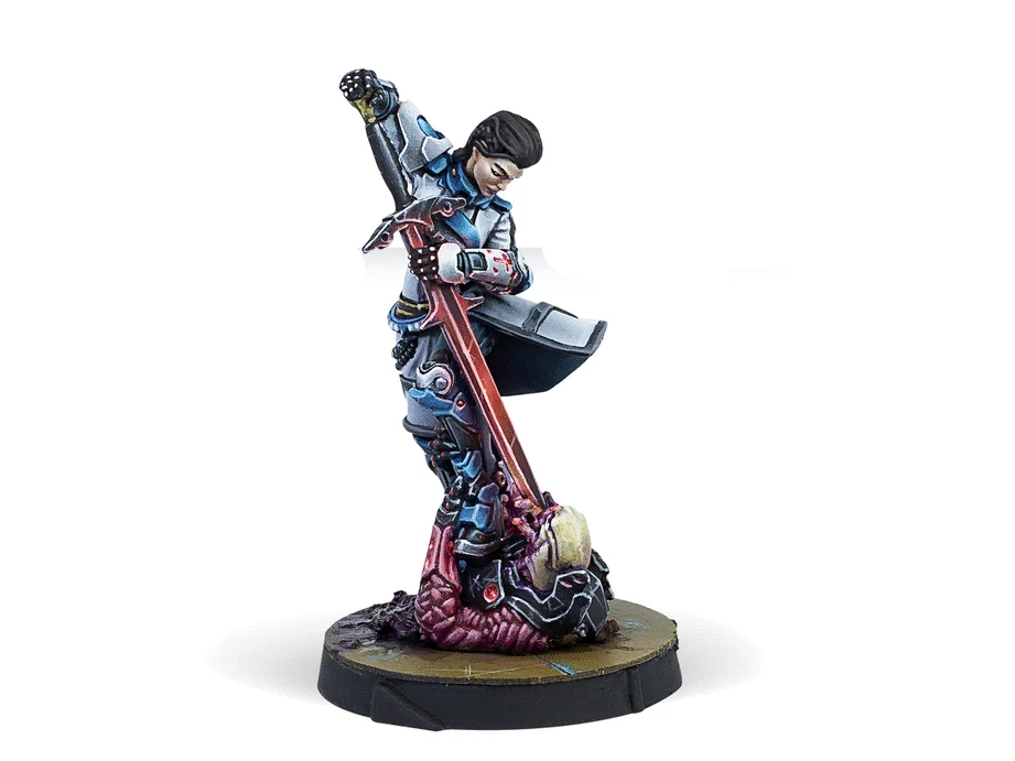 Infinity N4, Code One, Aristeia, Shona Carano Swordmaster Limited Edition Game Figure - Corvus Belli