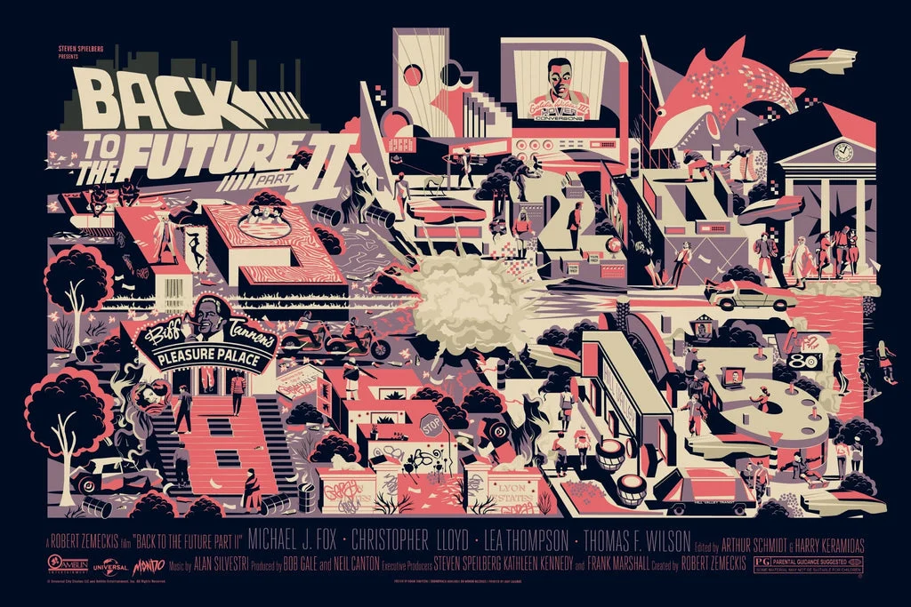 Back to the Future Part II Variant Poster - Adam Simpson