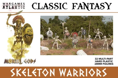 Wargames Atlantic WAACF001 Classic Fantasy: Skeleton Warriors - Wargames Atlantic Figures