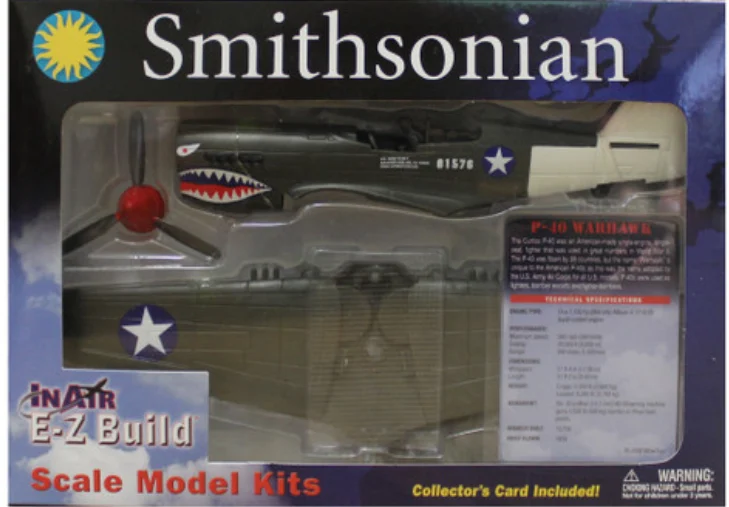 InAir E-Z Build: P-40 Warhawk Model Kit