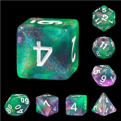 Foam Brain Games 1211 Sour Grapes RPG Dice Set - FoamBrain