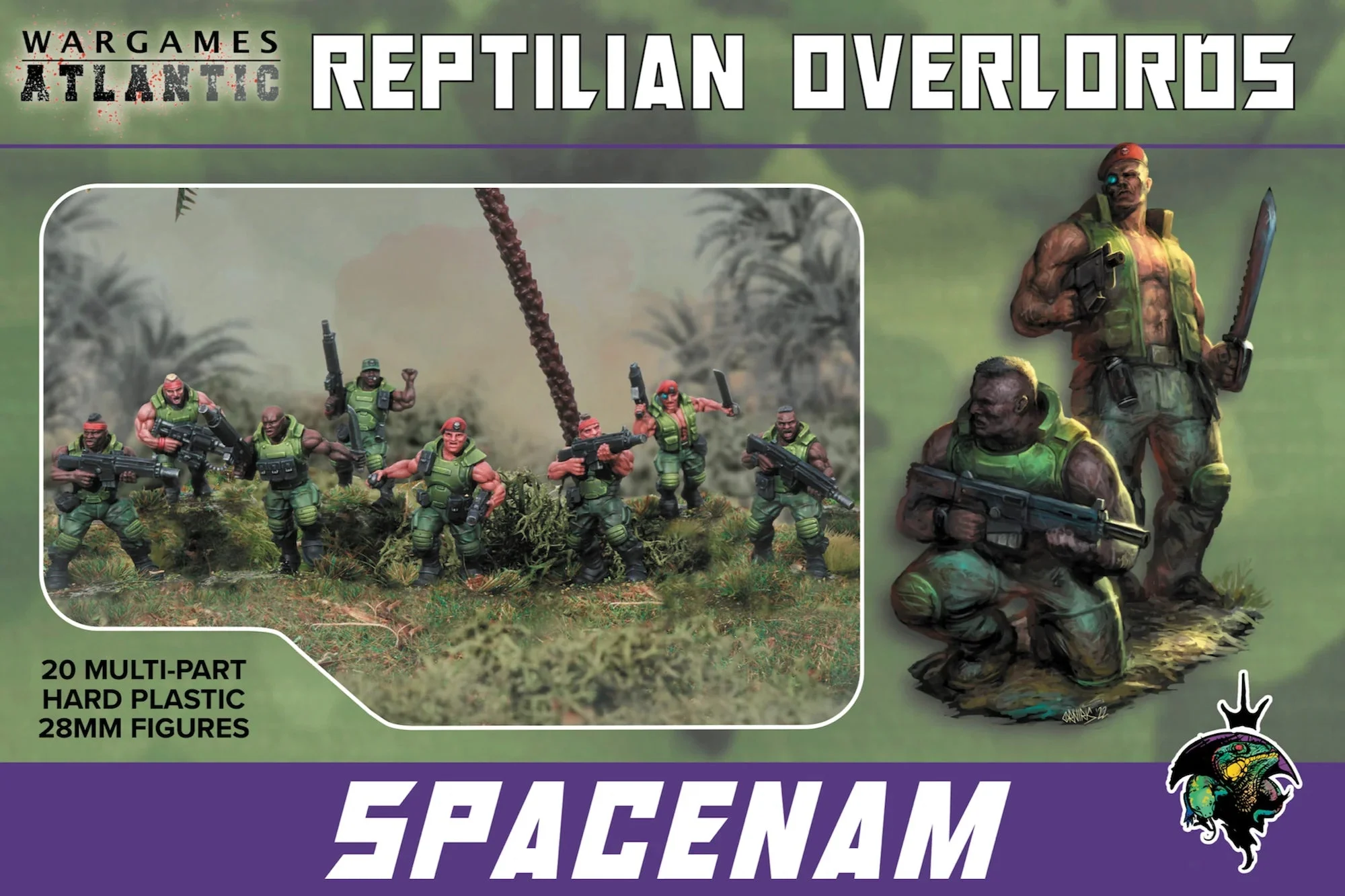 SpaceNam 28 mm Scale Model Plastic Figures - Wargames Atlantic