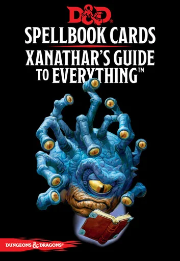 Wizards of the Coast C56680000 Dungeons & Dragons RPG: Spellbook Cards - Xanathar's Guide to Everything