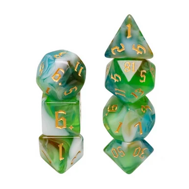 Foam Brain Games 2374 Spring Breeze RPG Dice Set - FoamBrain