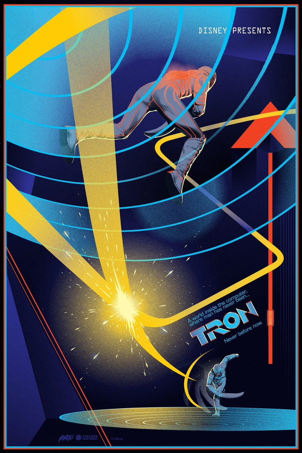 Mondo X Cyclops Print Works Print #19: Tron - Stan & Vince