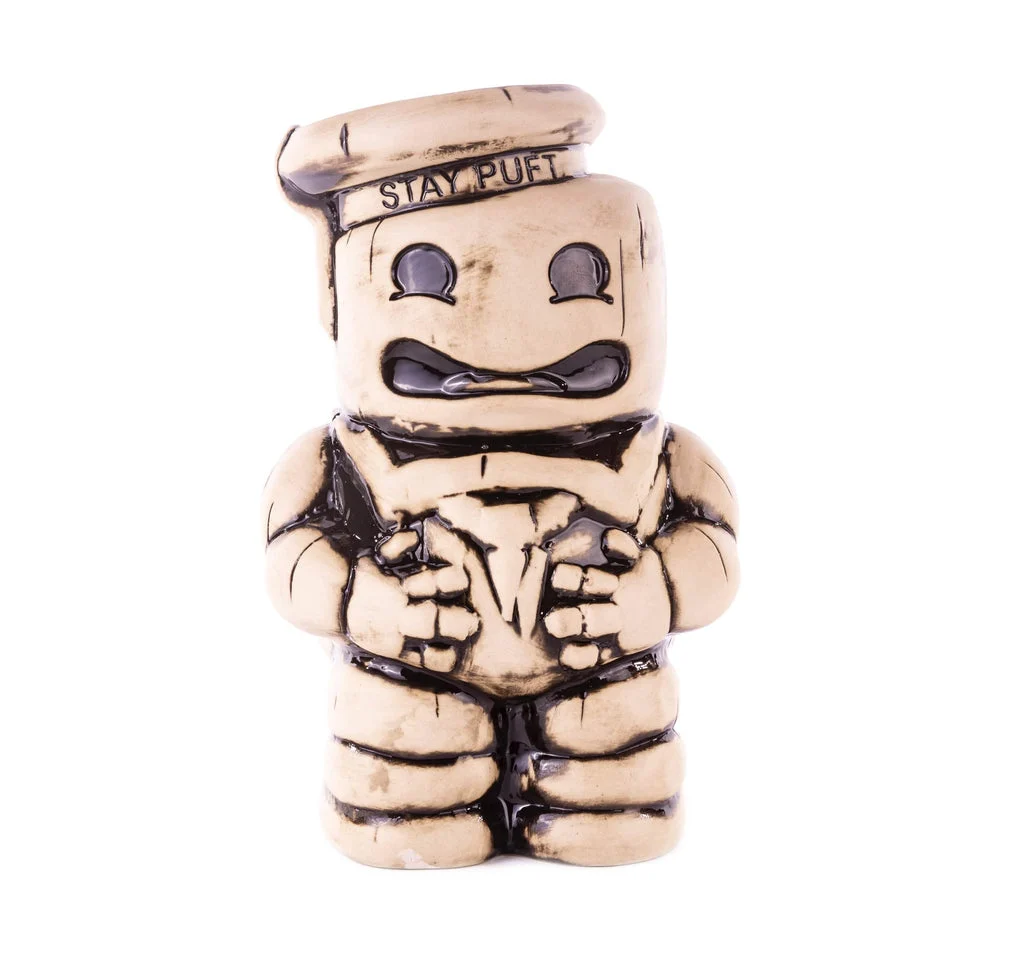 Ghostbusters – Stay Puft Marshmallow Man Tiki Mug (Bone Variant) - Mondo