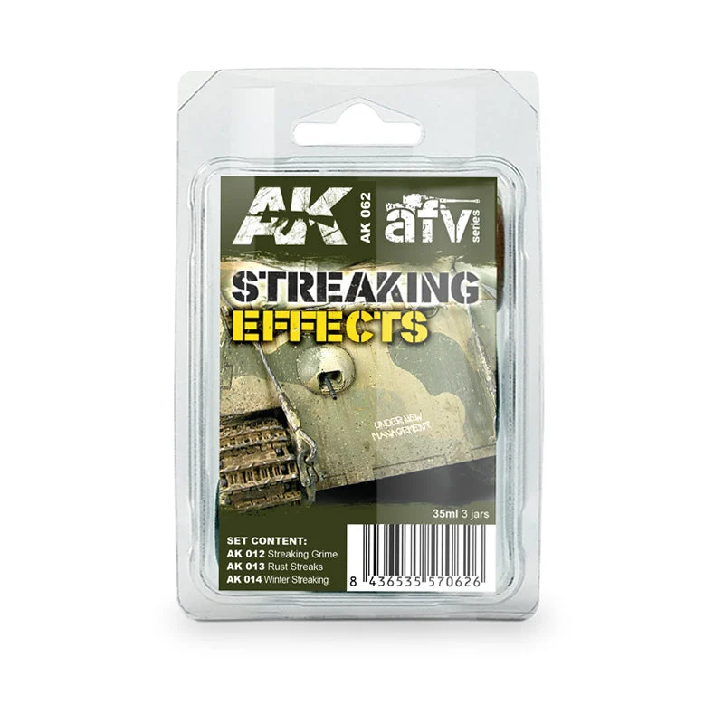 Streaking Effects Enamel Paint Set - AK Interactive