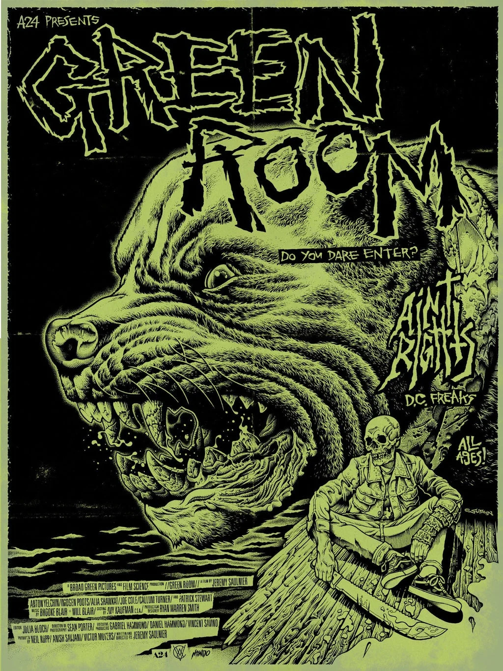 Green Room Variant Poster - Mike Sutfin
