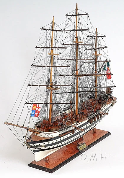 Amerigo Vespucci 1930, Wooden Scale Model - Old Modern Handicrafts
