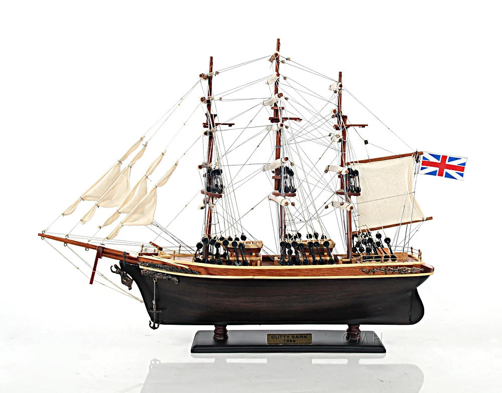 Cutty Sark 1869 (Small) Wooden Scale Model - Old Modern Handicrafts