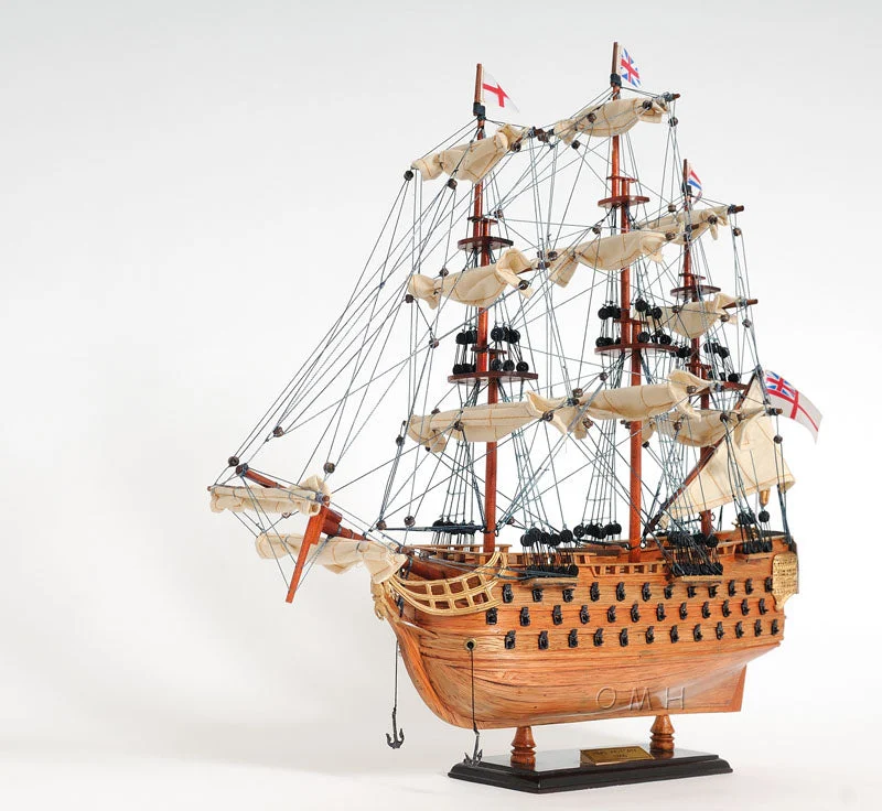 HMS Victory 1805 (Small) Wooden Scale Model - Old Modern Handicrafts