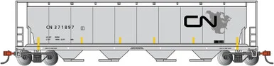 Bachmann 19159 N 4 Bay Cylindrical Grain Hopper CN NA Logo #371897