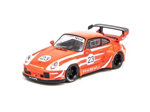 Porsche RAUH-Welt BEGRIFF (RWB) 993 RWBWU #23 (Red) 1:64 Scale Diecast Car