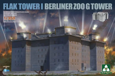 1/350 Flak Tower I Berliner Zoo G Tower - 06004