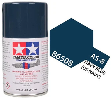 Tamiya 86508 AS-8 Navy Blue Aircraft Spray 100ml