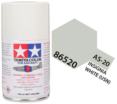 Tamiya 86520 AS-20 Insignia White Aircraft Spray 100ml