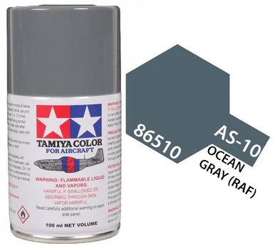 Tamiya 86510 AS-10 Ocean Gray Aircraft Spray 100ml