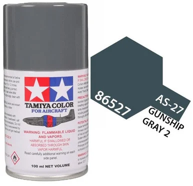 Tamiya 86527 AS-27 Gunship Grey 2 Aircraft Spray 100ml