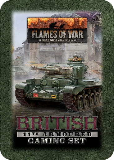 British 11th Armoured Gaming Set - TD048