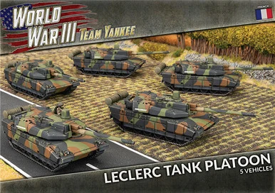 15mm French Leclerc Tank Platoon - TFBX10