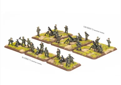15mm Nordic Forces 81mm and 120mm Mortar Platoon - TFI704