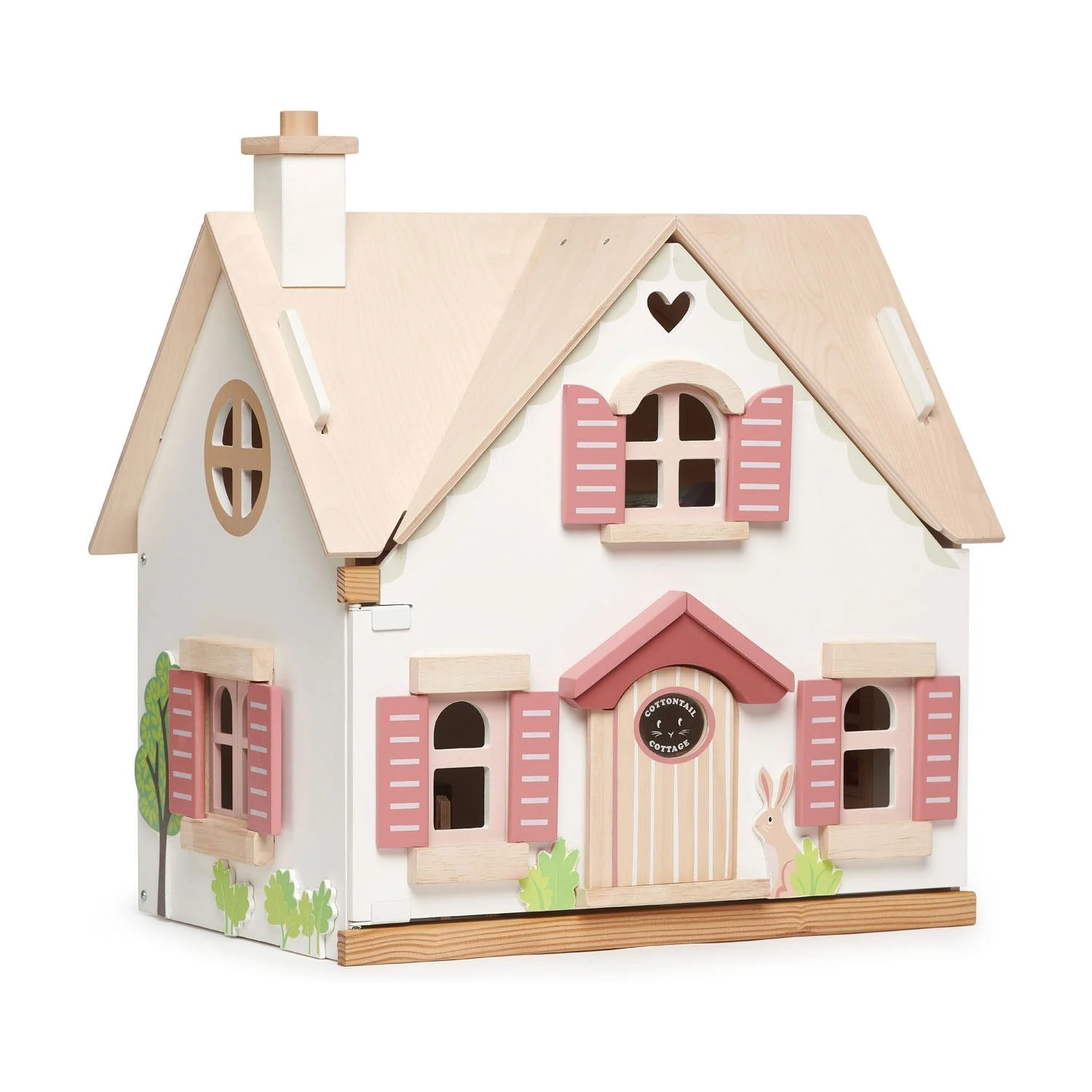 Cottontail Cottage Wooden Doll House - Tender Leaf Toys
