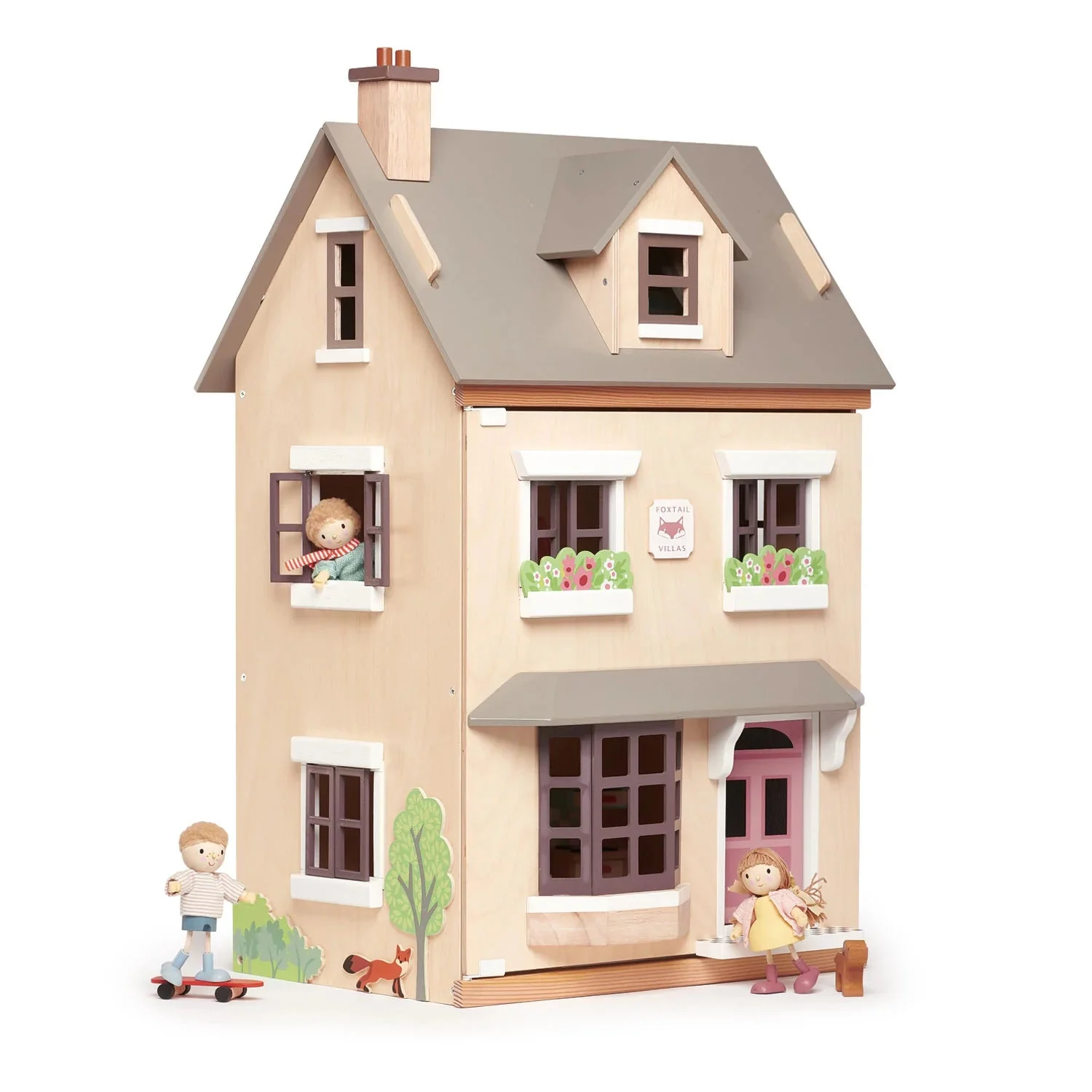 Foxtail Villa Wooden Doll House - Tender Leaf Toys