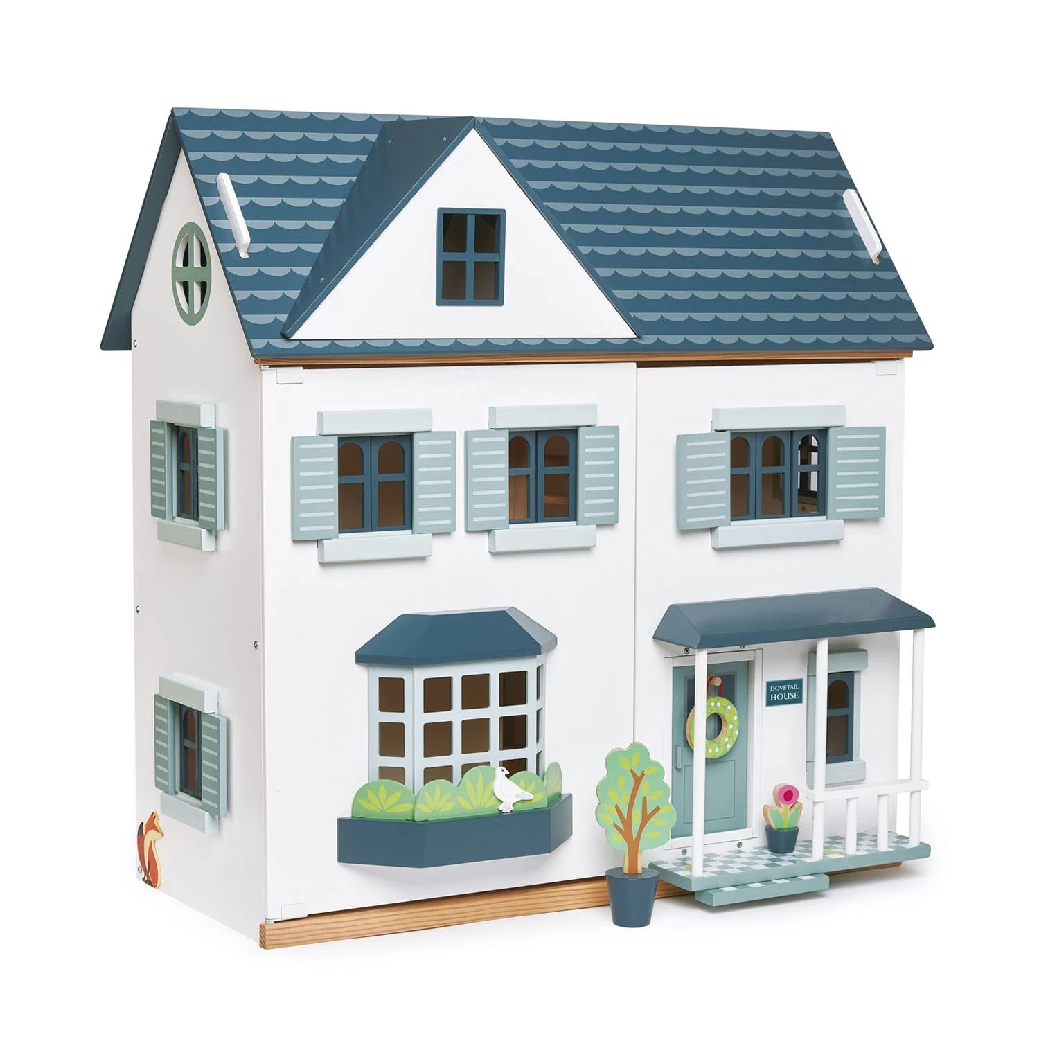 Dovetail House Wooden Doll House - Tender Leaf Toys