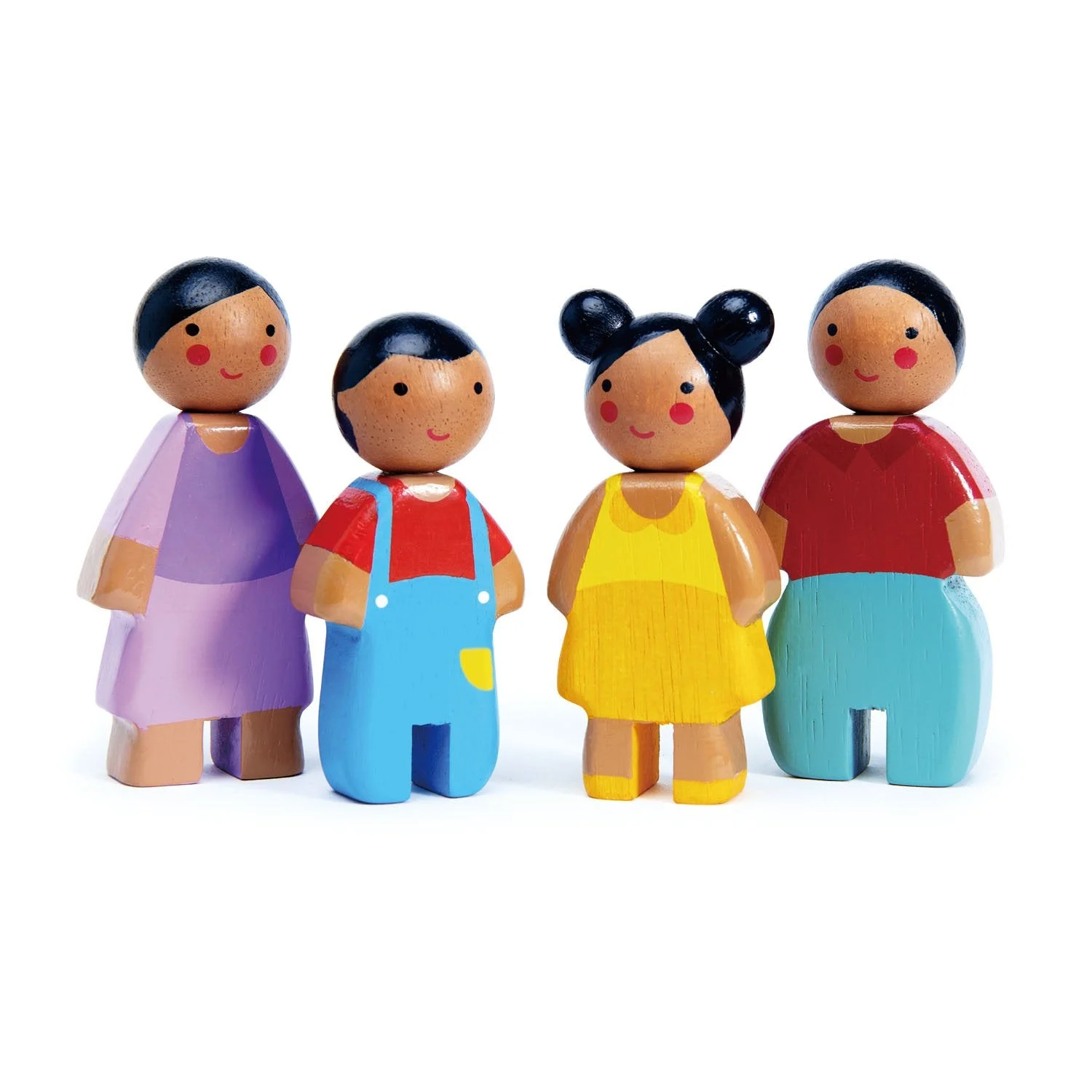 The Sunny Doll Family Wooden Doll Set - Tender Leaf Toys