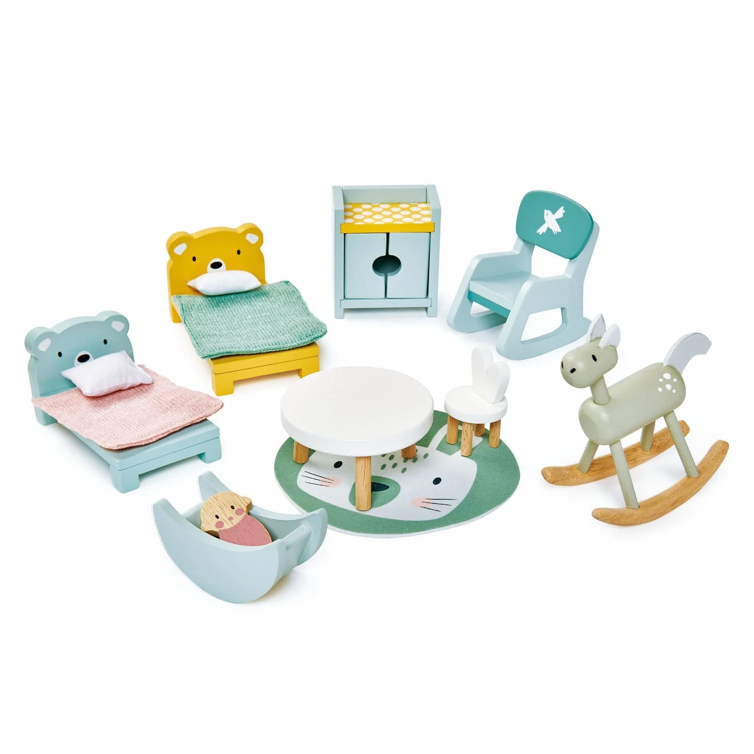 Dolls House Children’s Room Furniture Set - Tender Leaf Toys