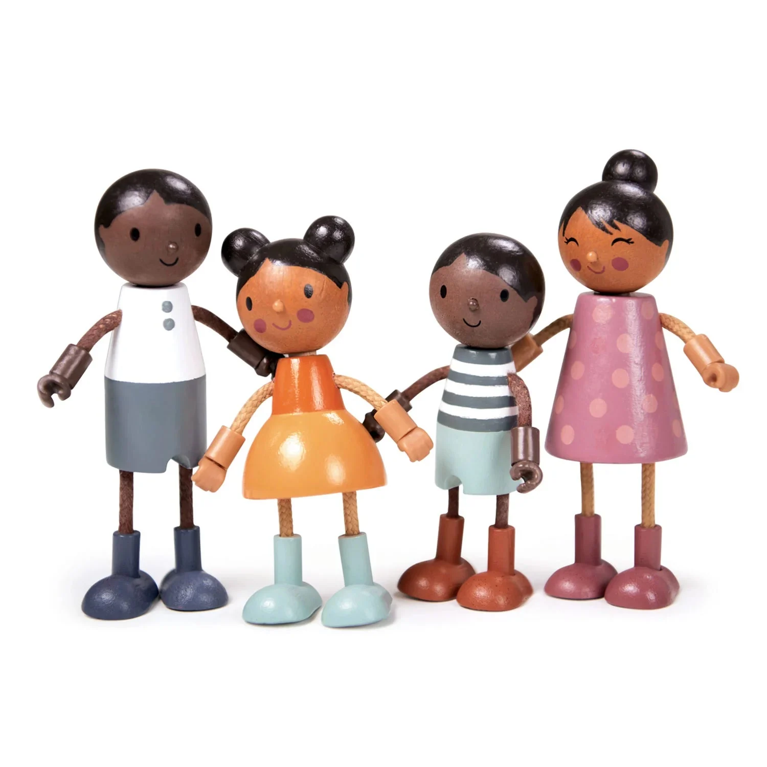 Humming Bird Doll Family Wooden Doll Set - Tender Leaf Toys
