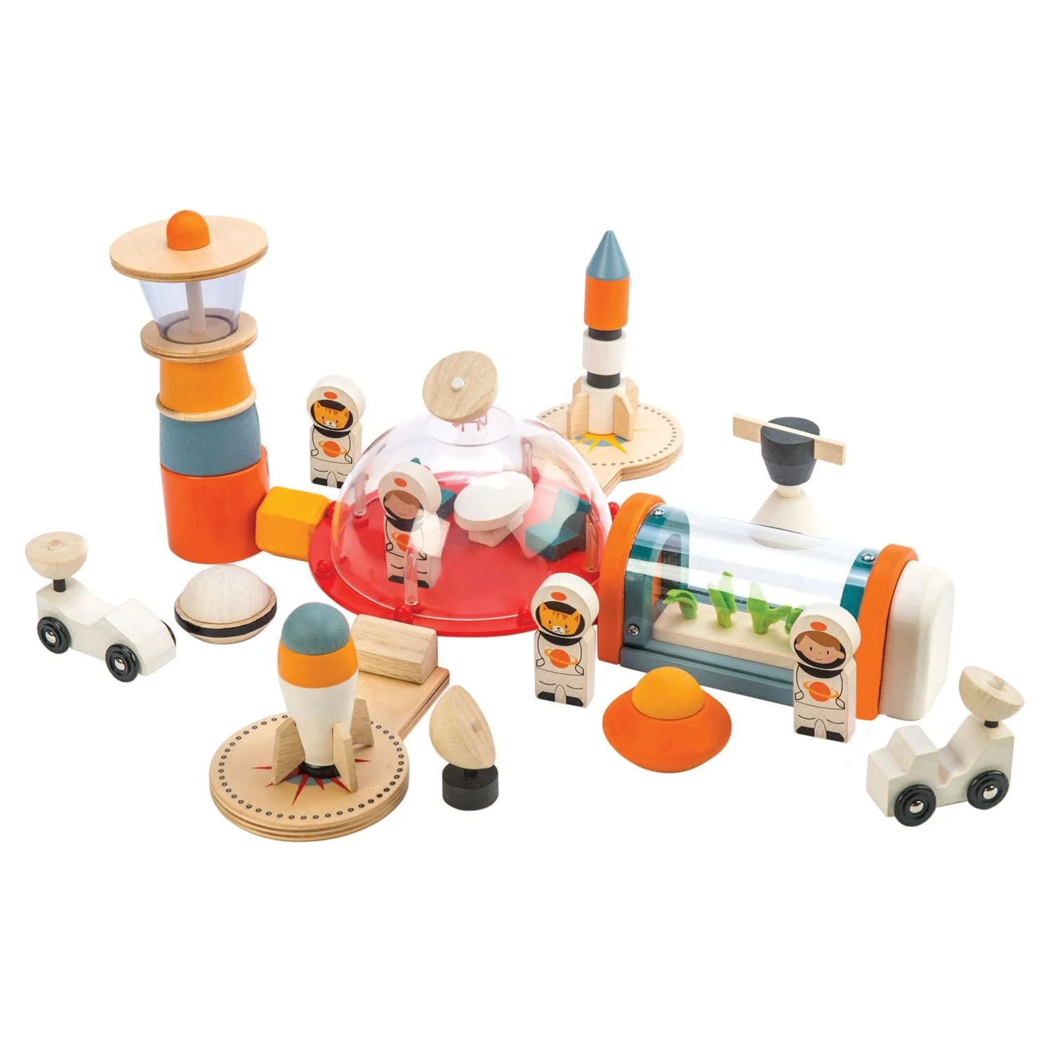 Life On Mars Wooden Play Set - Tender Leaf Toys
