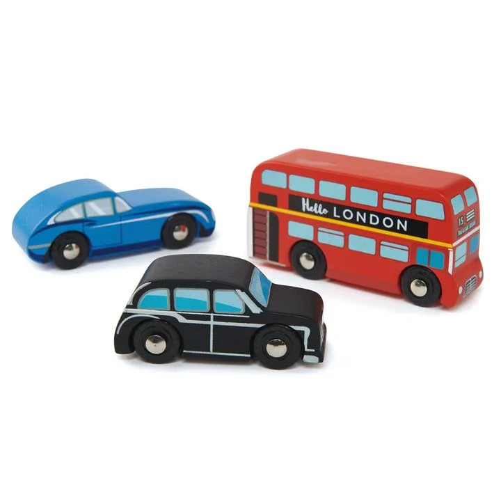 London Wooden Car Set - Tender Leaf Toys