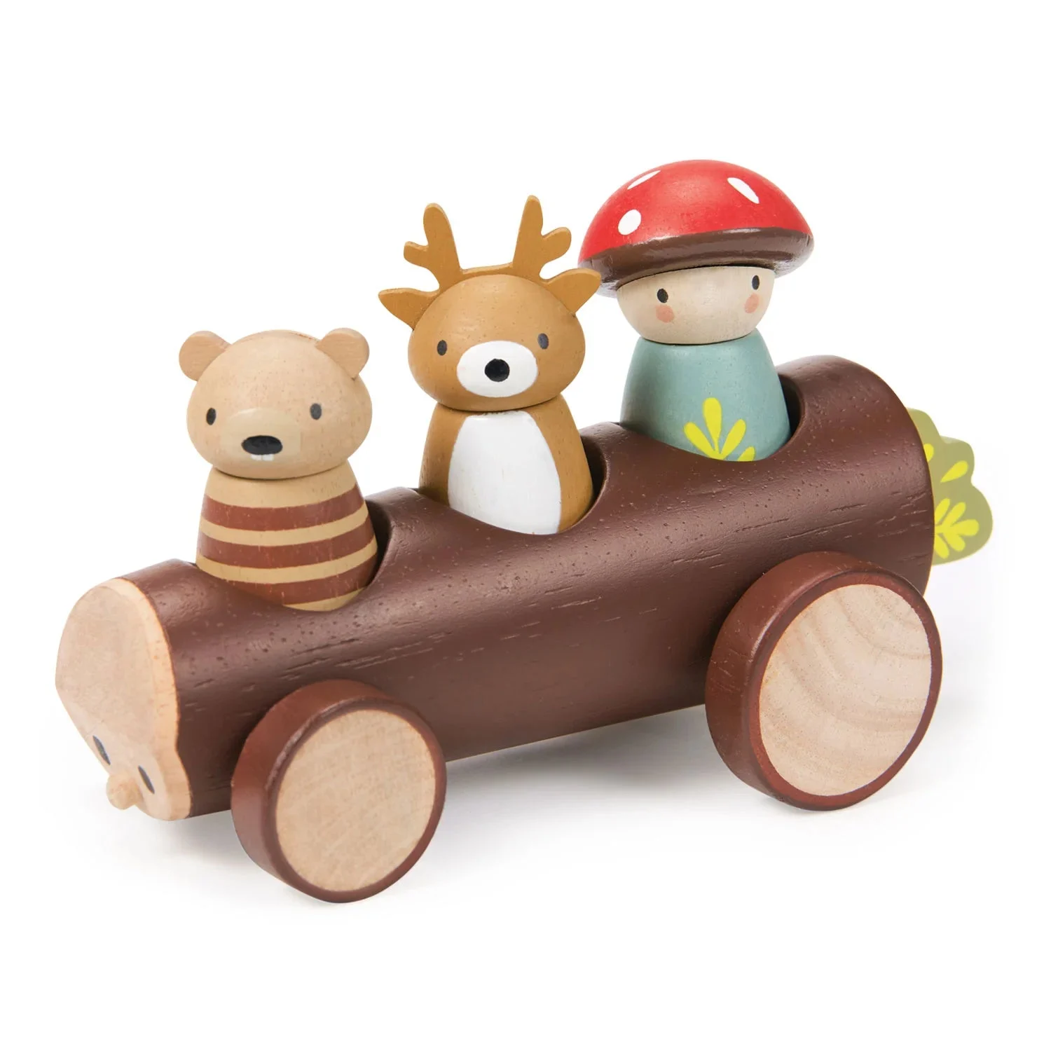 Timber Taxi Wooden Toy - Tender Leaf Toys
