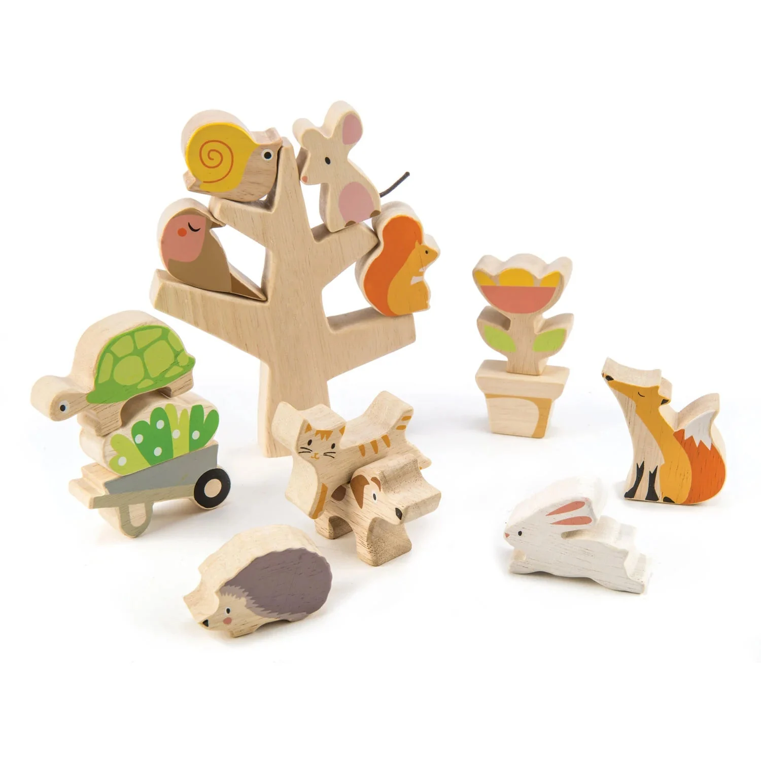 Stacking Garden Friends - Tender Leaf Toys