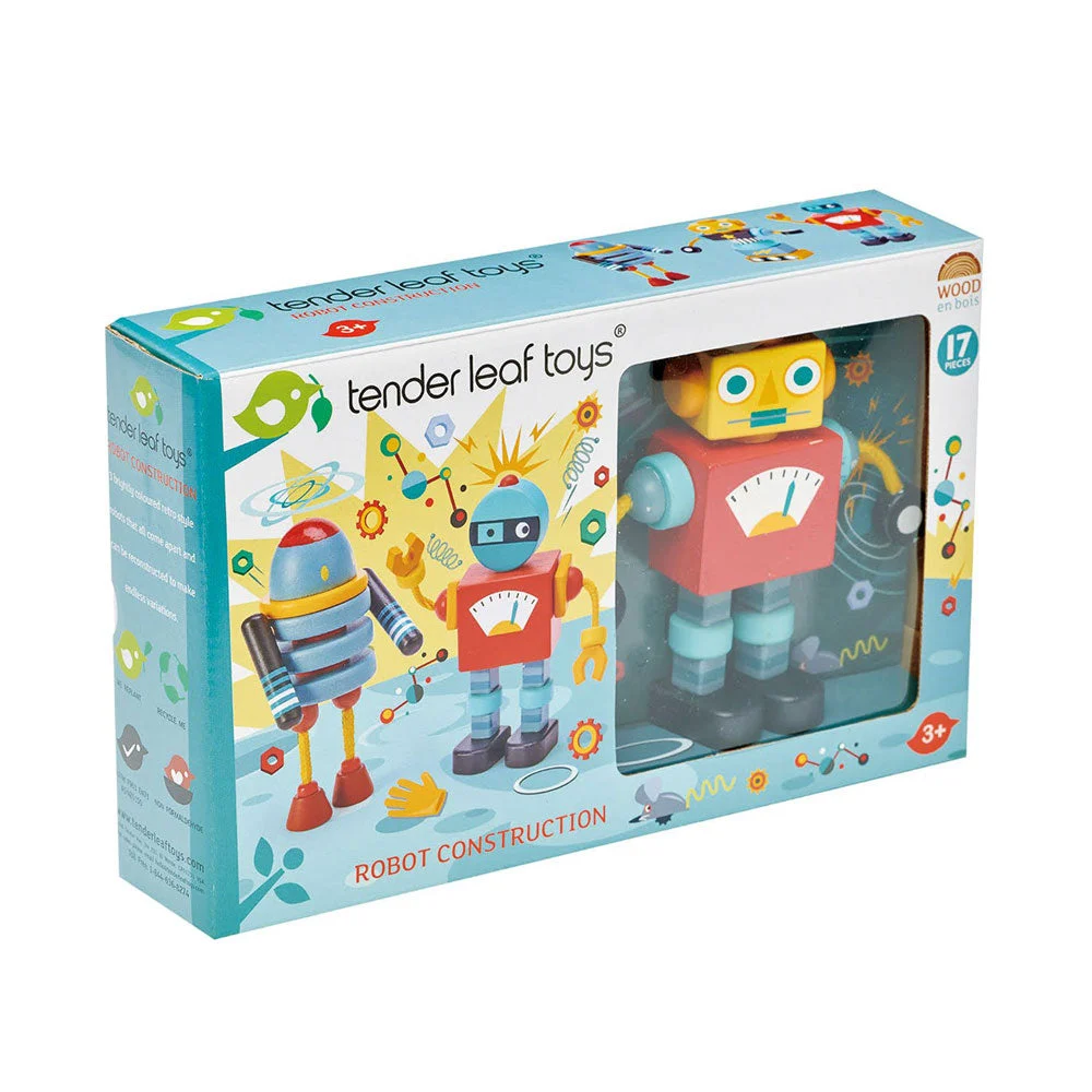 Robot Construction Creative Play Set - Tender Leaf Toys