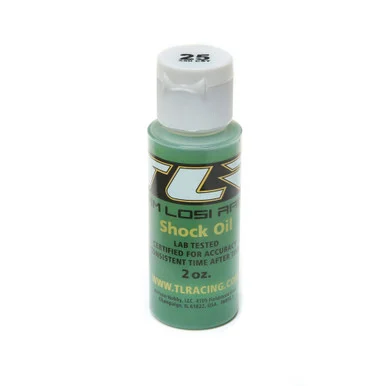 Team Losi Racing TLR74004 Silicone Shock Oil, 25WT, 250CST, 2oz