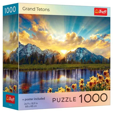 Trefl 99264 Red 1000 Piece Puzzle - National Parks - Grand Tetons