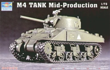 Trumpeter 7223 US M4 Sherman Tank US Army, 172