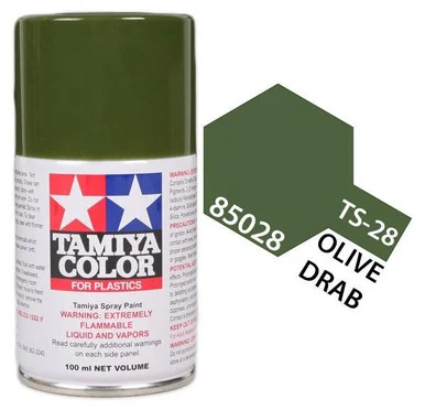 Tamiya 85028 TS-28 Olive Drab Spray Lacquer 100ml