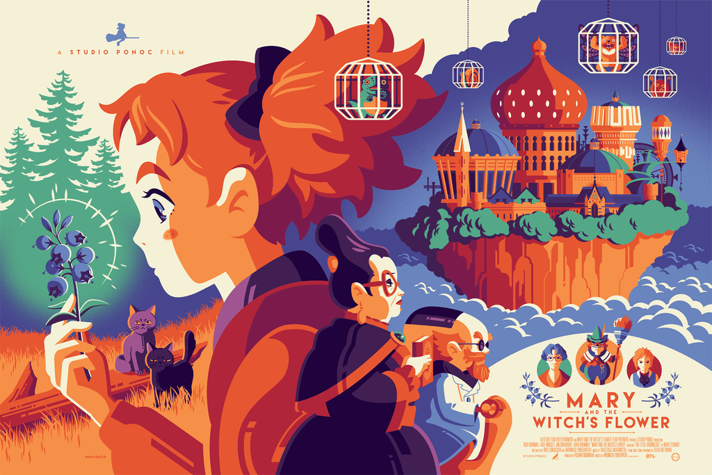 Mary and The Witch's Flower Poster - Tom Whalen