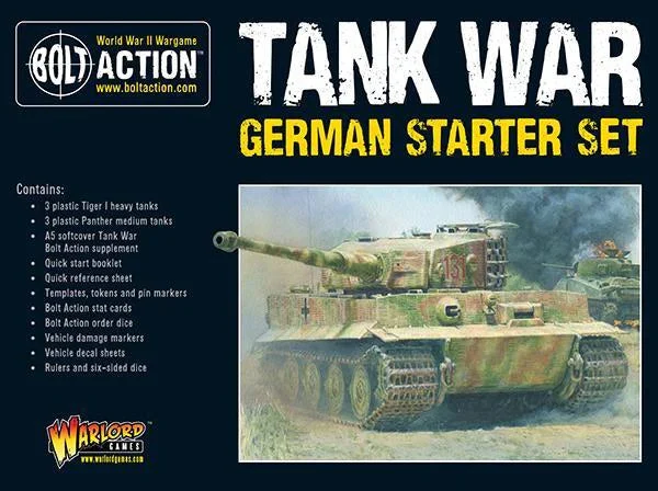 Bolt Action Tank War German Starter Set, 28 mm Scale Models - Warlord Games