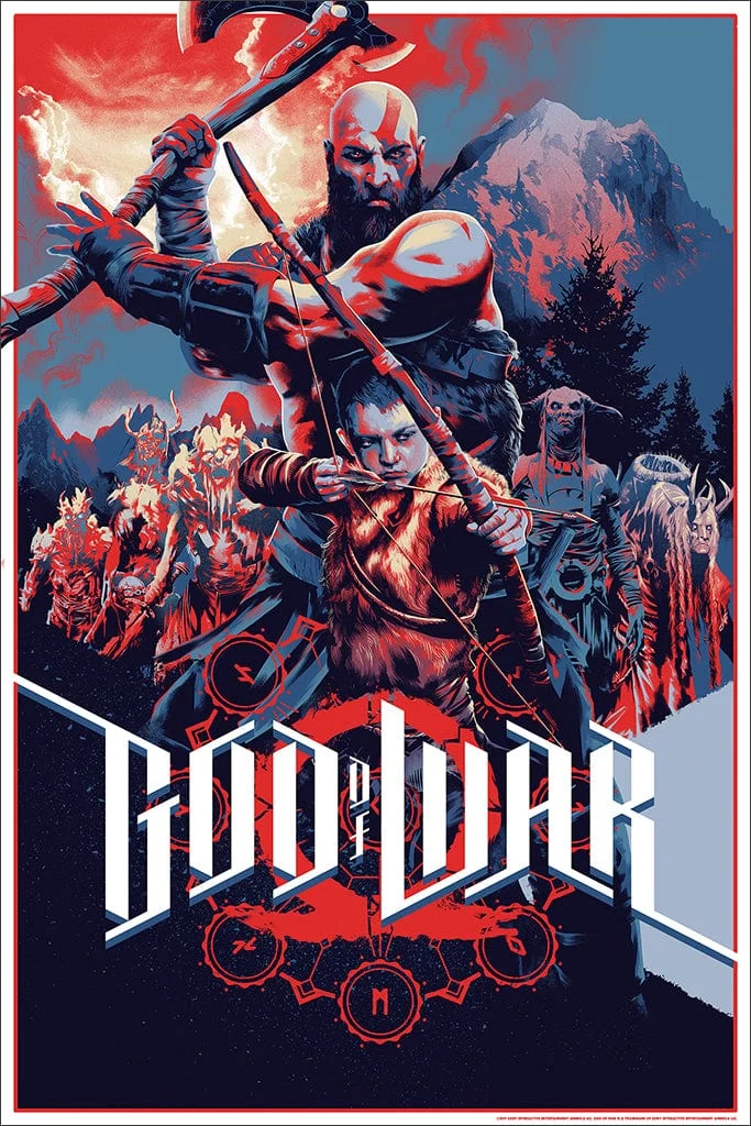 God of War Poster - Matt Taylor
