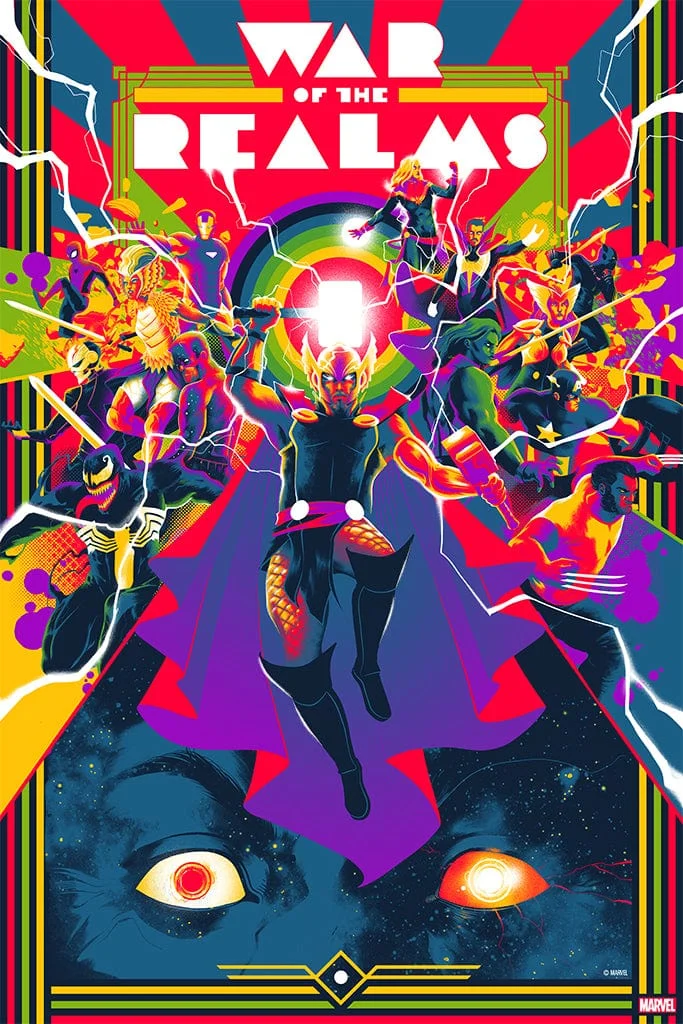 War of the Realms Poster - Matt Taylor