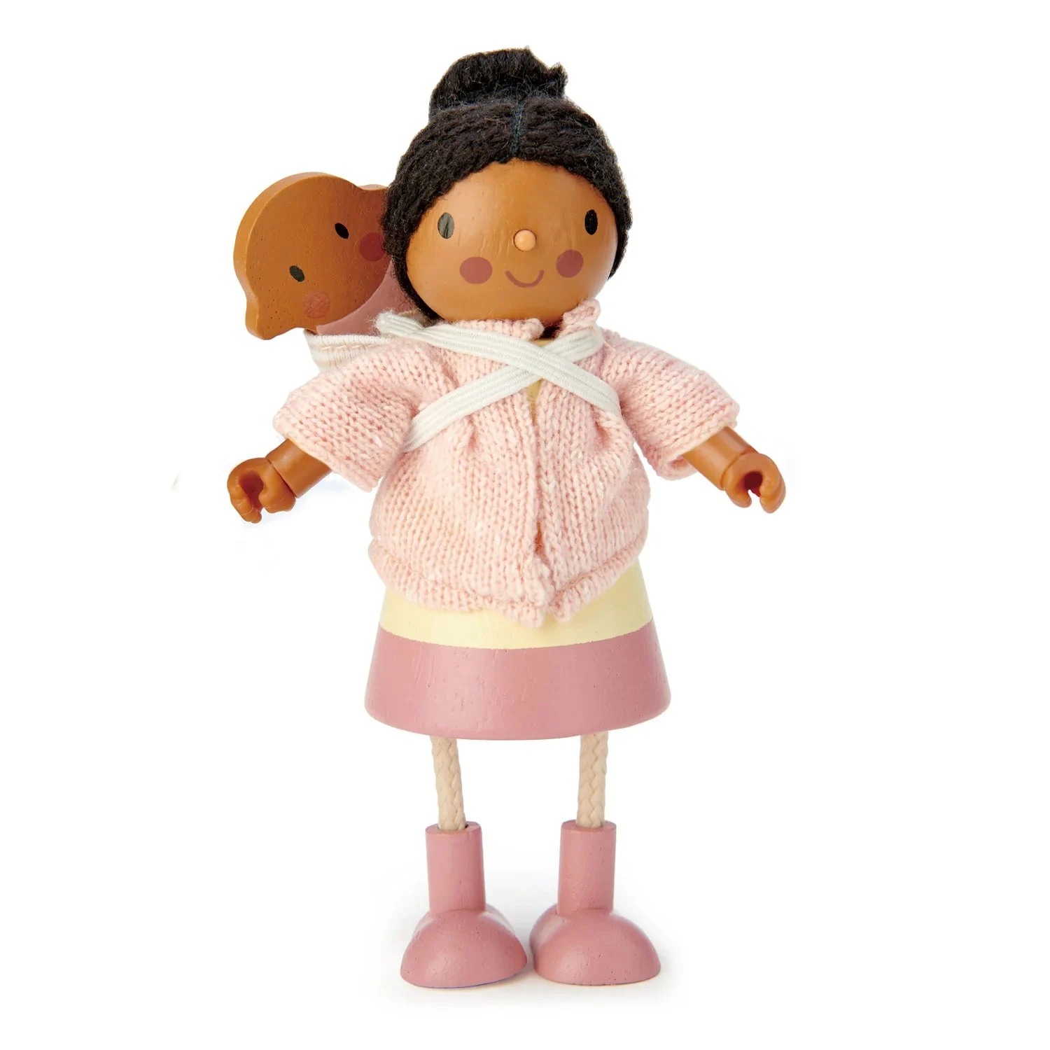 Mrs. Forrester and the Baby Wooden Figure Set - Tender Leaf Toys