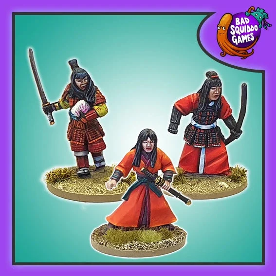 The Widows 28 mm Scale Model Metal Figures - Bad Squiddo Games