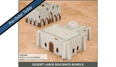 15mm Desert Large Buildings Bundle - FW256BB02